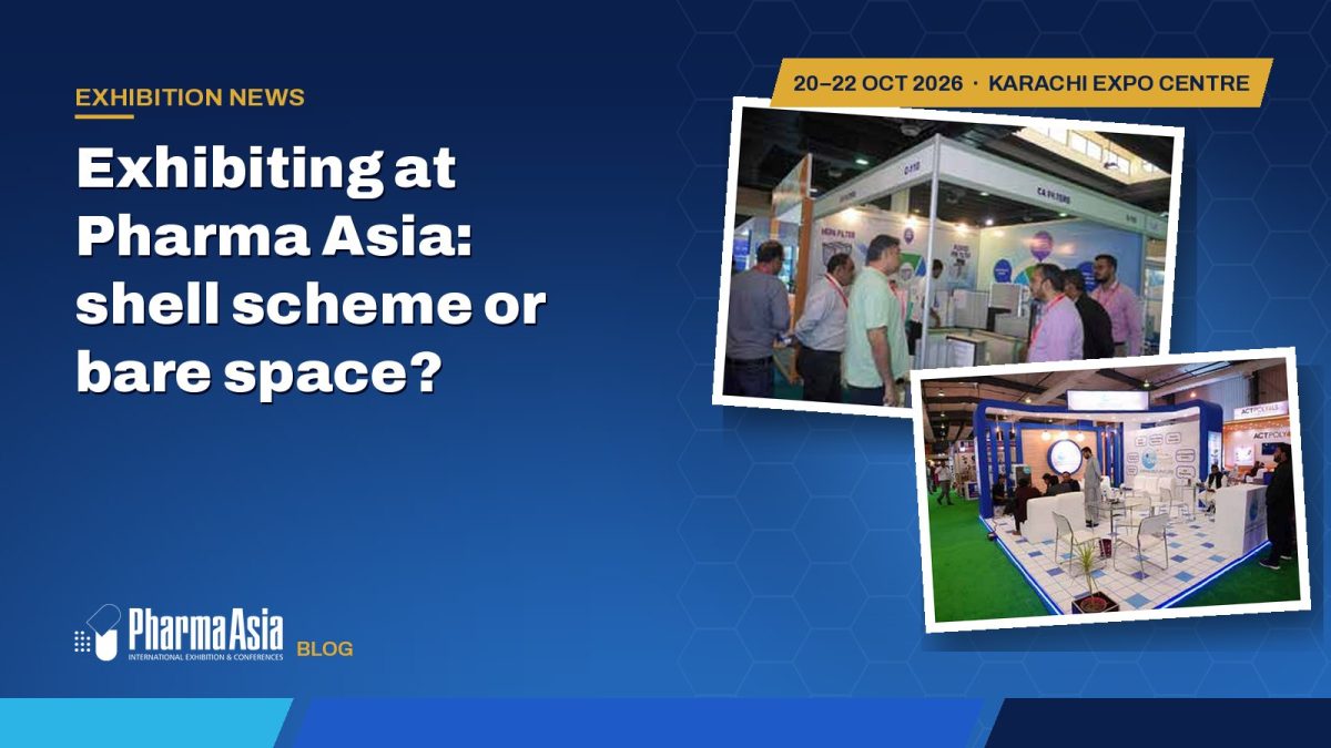 Exhibiting at Pharma Asia: shell scheme or bare space?