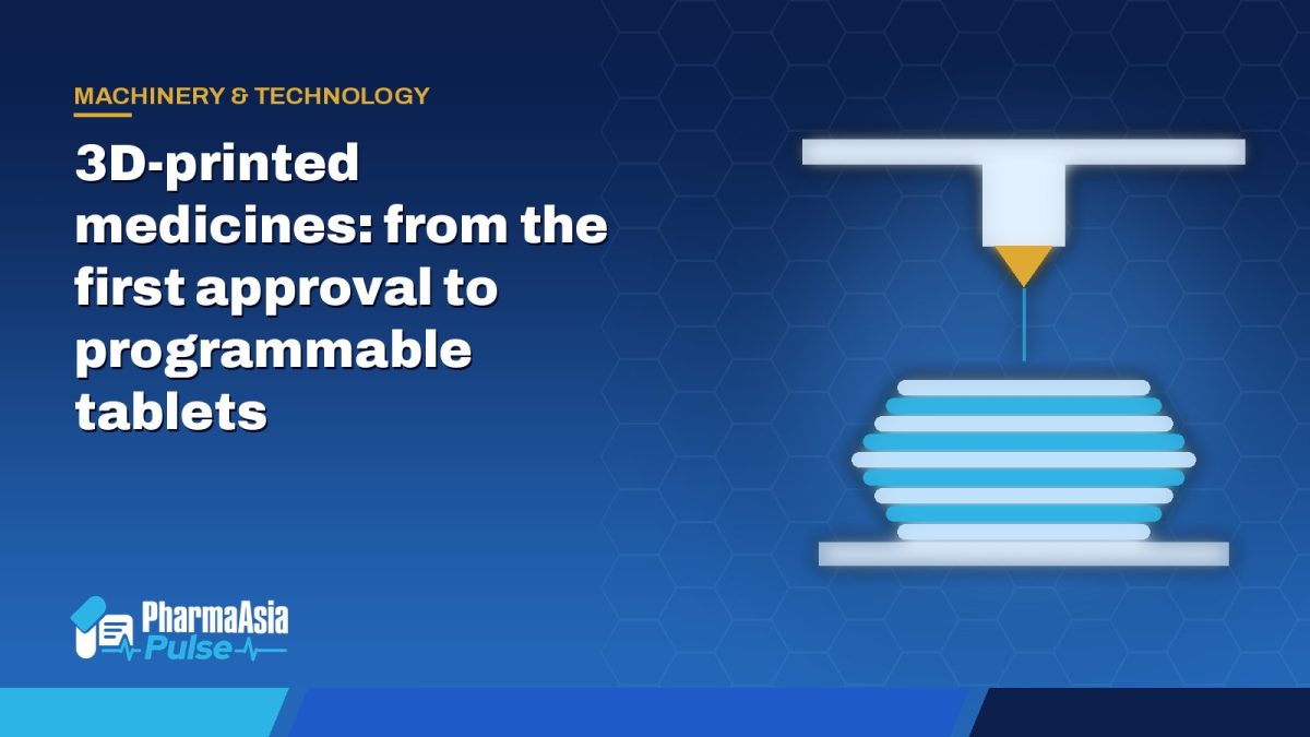 3D-printed medicines: from the first approval to programmable tablets